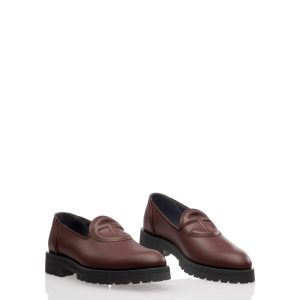 Logo Loafer | Chocolate