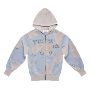 Camo Hoodie | Blue/Bone
