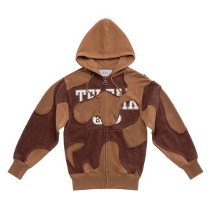 Camo Hoodie | Chocolate