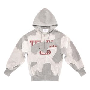 Camo Hoodie | Heather Grey