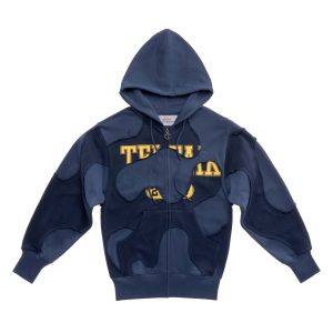 Camo Hoodie | Navy