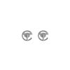 Logo Stud Earring | Silver