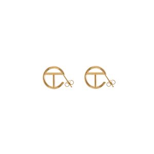 Small Logo Hoop Earring | Gold