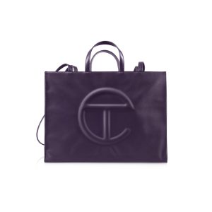 Large Shopping Bag | Eggplant