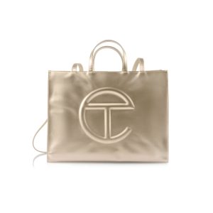 Large Shopping Bag | Gold