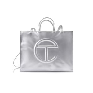 Large Shopping Bag | Silver