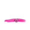Logo Belt | Silver/Azalea
