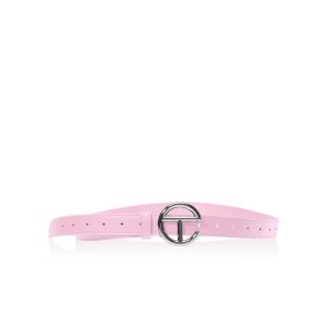 Logo Belt | Silver/Bubblegum