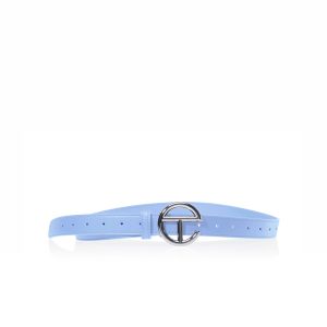 Logo Belt | Silver/Cerulean