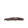 Logo Belt | Silver/Chocolate