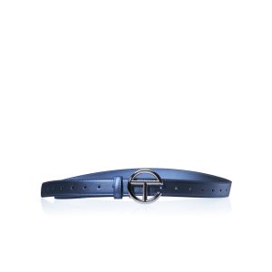 Logo Belt | Silver/Cobalt