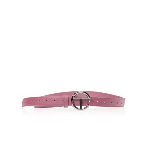 Logo Belt | Silver/Corned Beef