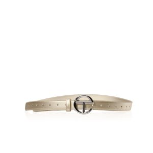 Logo Belt | Silver/Gold