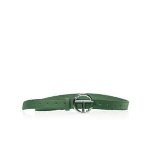 Logo Belt | Silver/Leaf