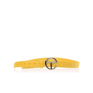 Logo Belt | Silver/Yellow