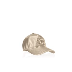 Logo Embossed Hat | Gold