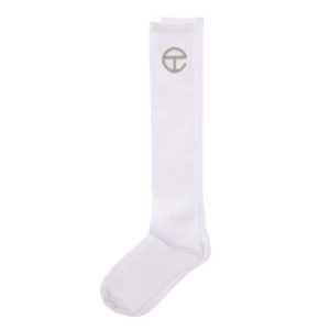 Telfar Logo Socks | White